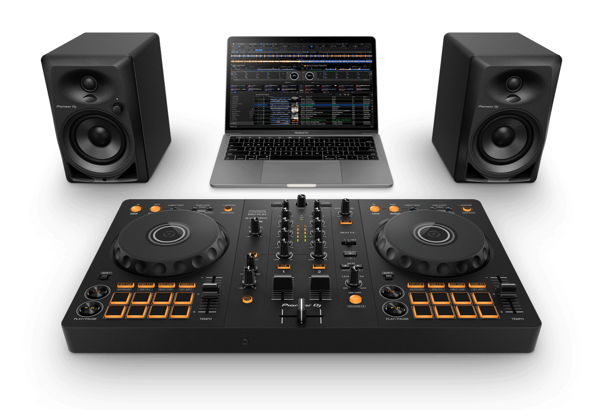 Pioneer DJ DDJ-FLX4 - 2-Channel DJ Controller for Rekordbox and Serato - FREE 30-Day Access for DDJ-FLX4 Complimentary Course!.