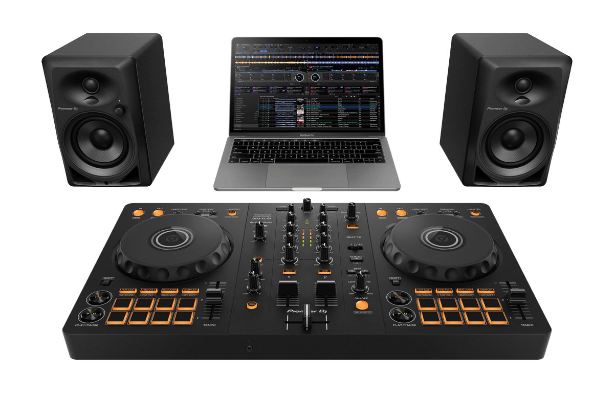 Pioneer DJ DDJ-FLX4 - 2-Channel DJ Controller for Rekordbox and Serato - FREE 30-Day Access for DDJ-FLX4 Complimentary Course!.