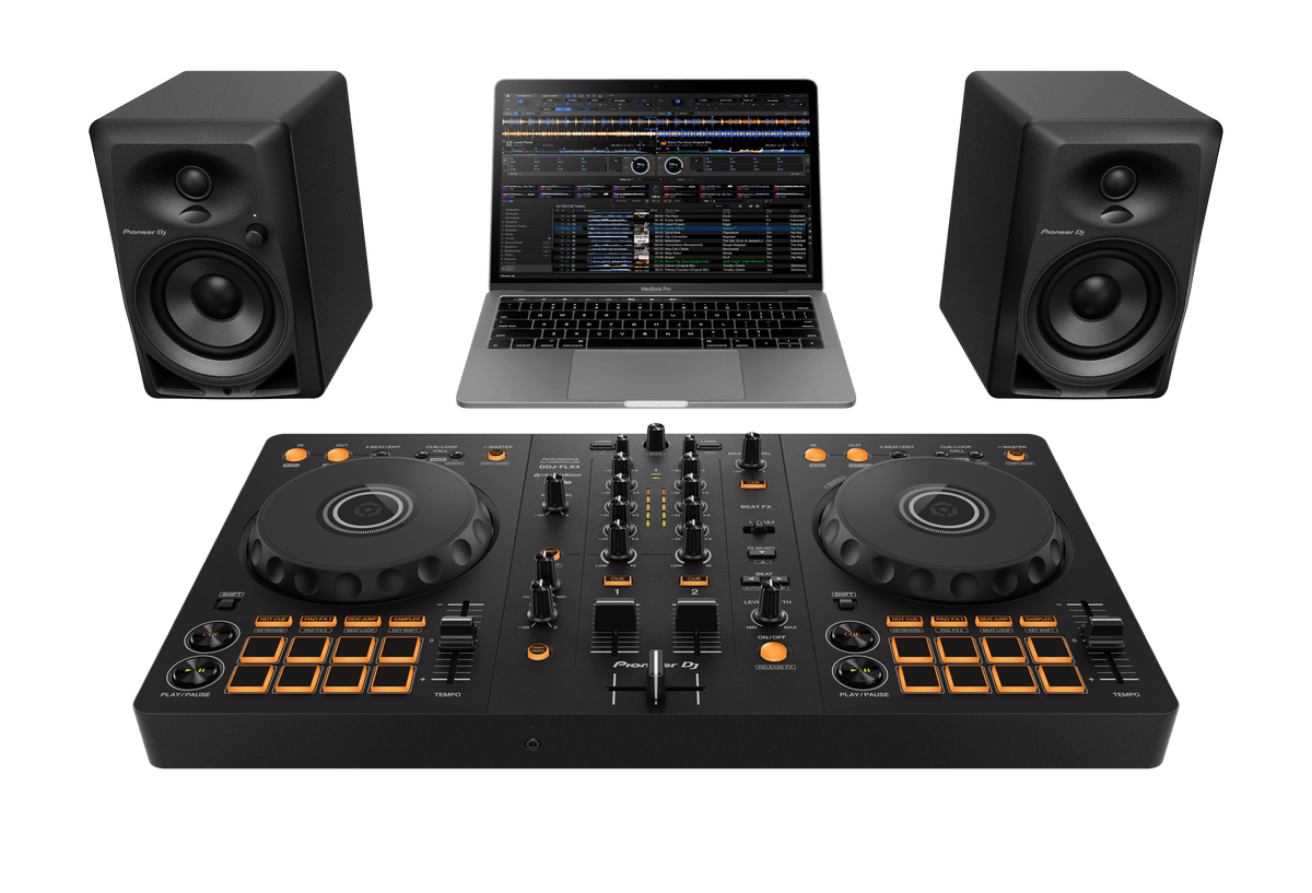Pioneer DJ DDJ-FLX4 - 2-Channel DJ Controller for Rekordbox and Serato - Open Box.
