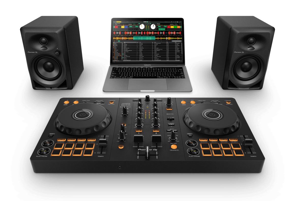 Pioneer DJ DDJ-FLX4 - 2-Channel DJ Controller for Rekordbox and Serato - FREE 30-Day Access for DDJ-FLX4 Complimentary Course!.