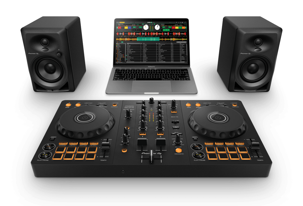 Pioneer DJ DDJ-FLX4 - 2-Channel DJ Controller for Rekordbox and Serato - Open Box.