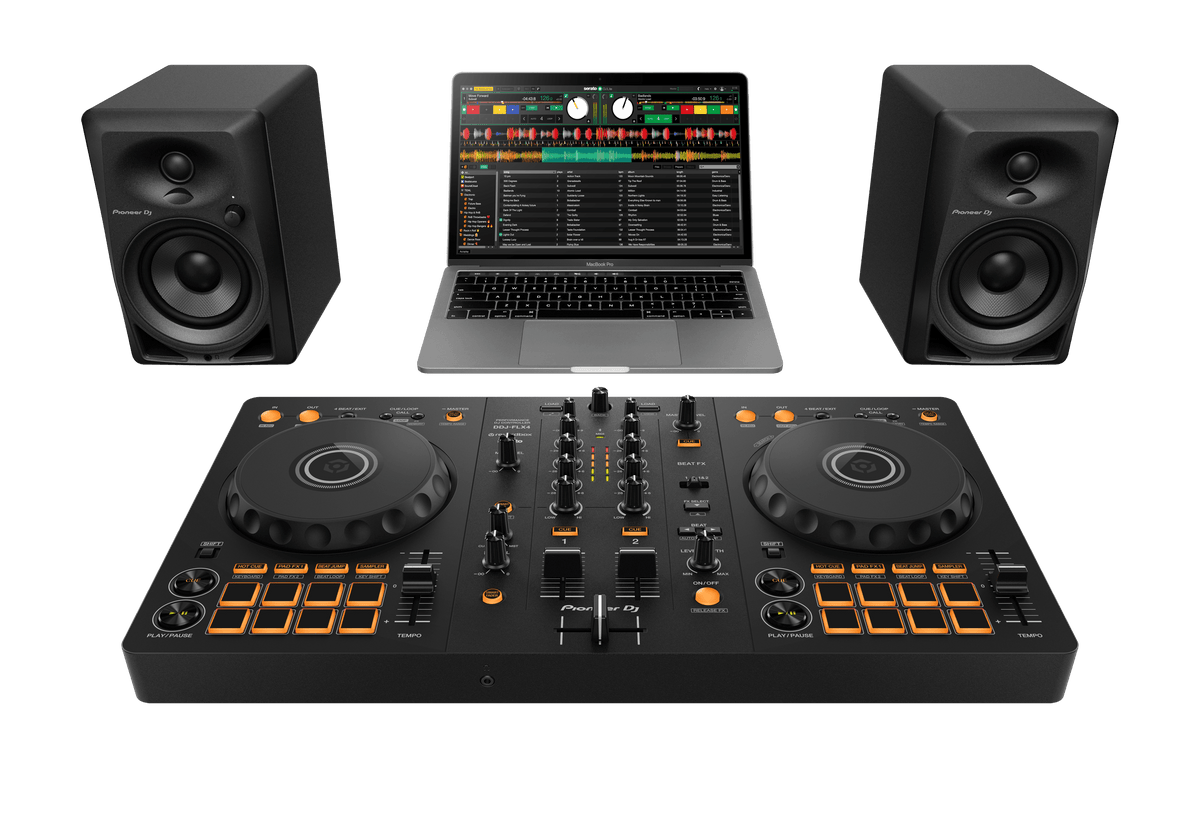 Pioneer DJ DDJ-FLX4 - 2-Channel DJ Controller for Rekordbox and Serato - Open Box.
