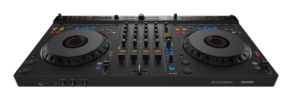 AlphaTheta DDJ-GRV6 - 4-channel Performance DJ Controller.