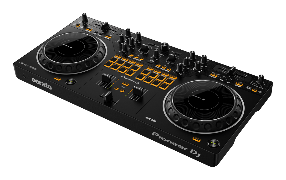 Pioneer DJ DDJ-REV1 - Scratch-style 2-channel DJ controller for Serato DJ Lite - FREE 30-Day access for DDJ-REV1 complimentary course!.