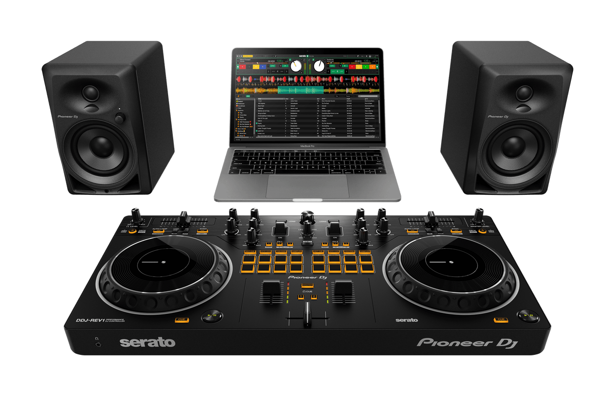 Pioneer DJ DDJ-REV1 - Scratch-style 2-channel DJ controller for Serato DJ Lite - FREE 30-Day access for DDJ-REV1 complimentary course!.
