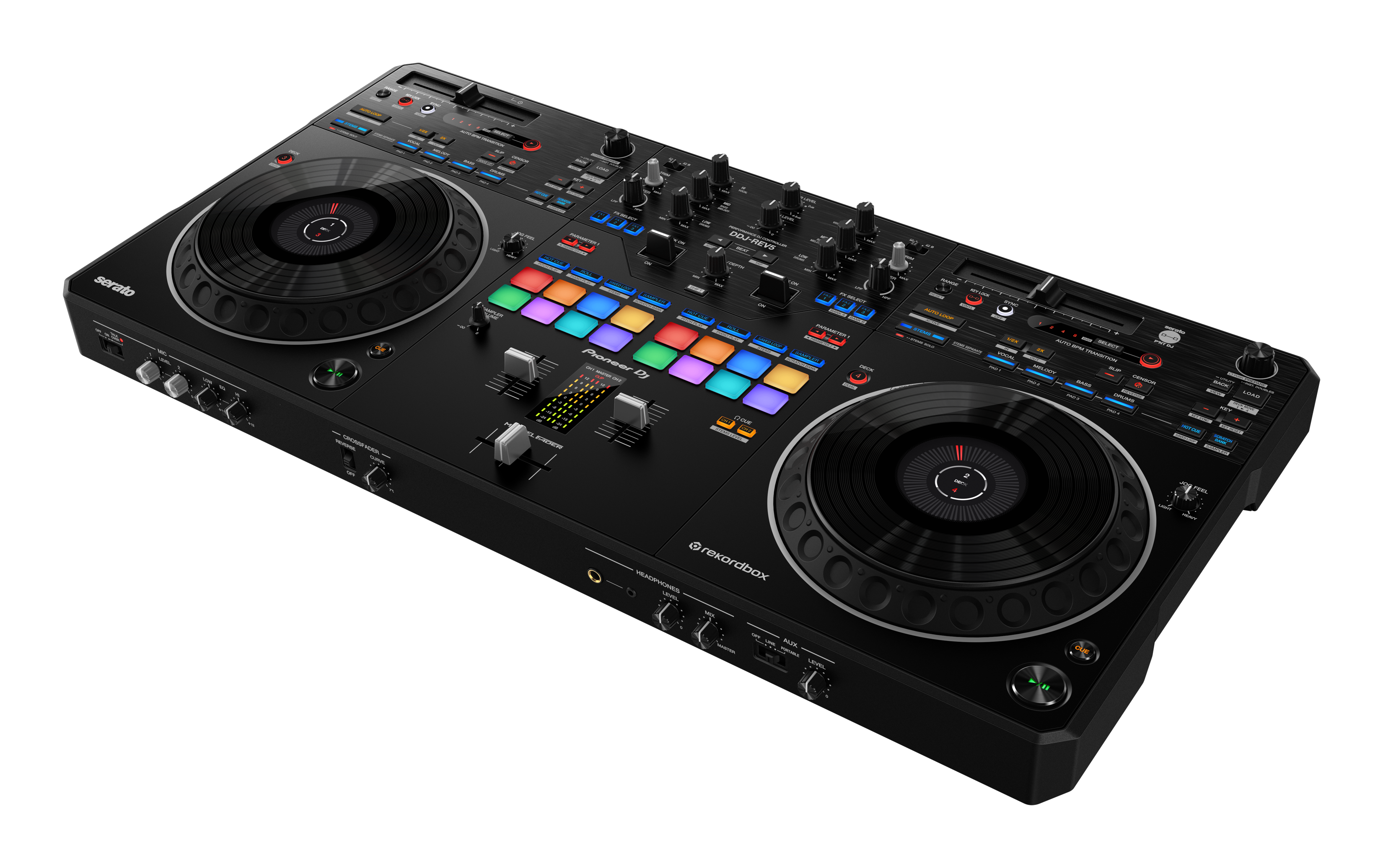 Pioneer DJ DDJ-REV5 - Scratch-style 2-Channel Performance DJ Controller - Open Box