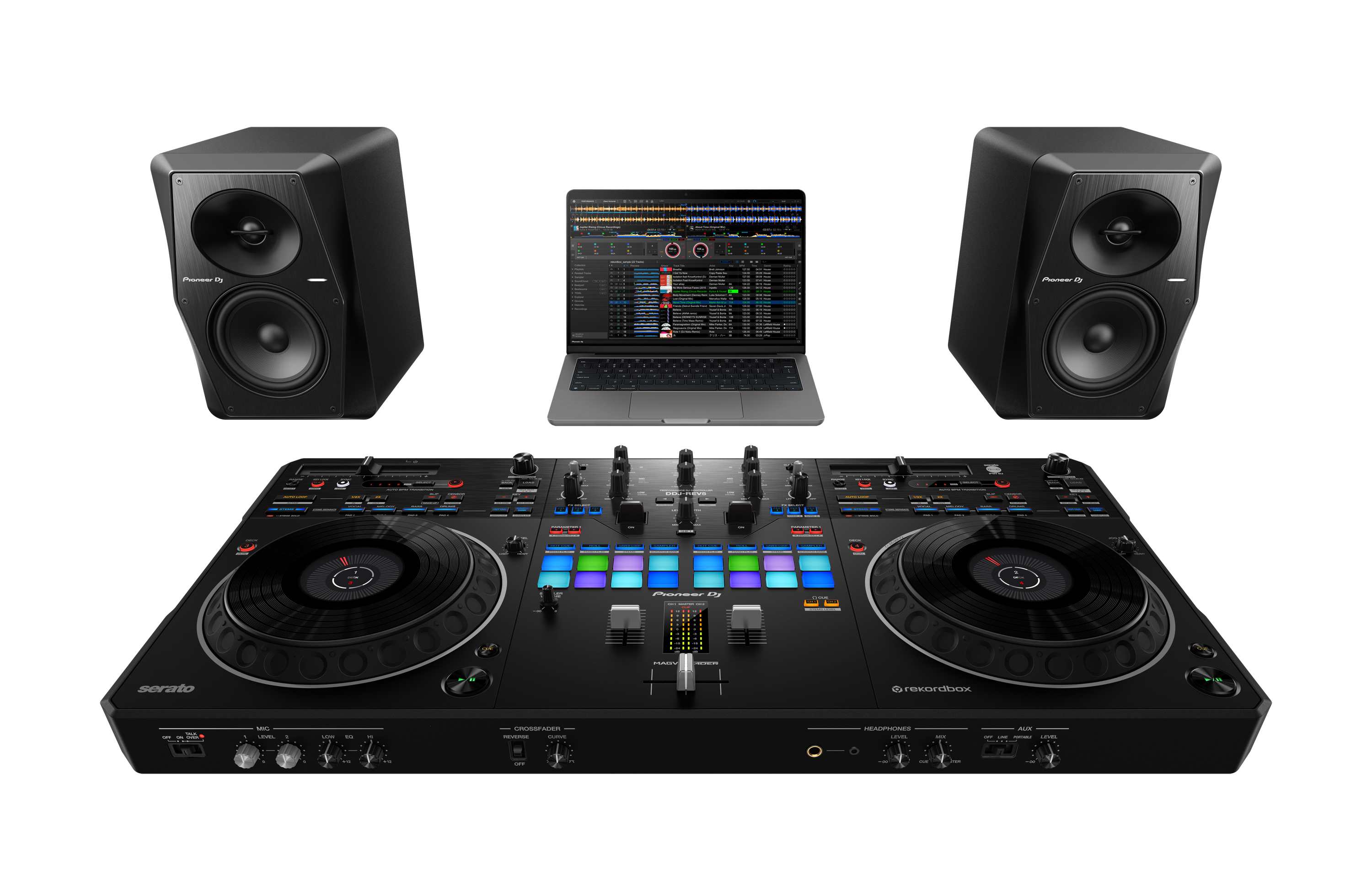 Pioneer DJ DDJ-REV5 - Scratch-style 2-Channel Performance DJ Controller - Open Box