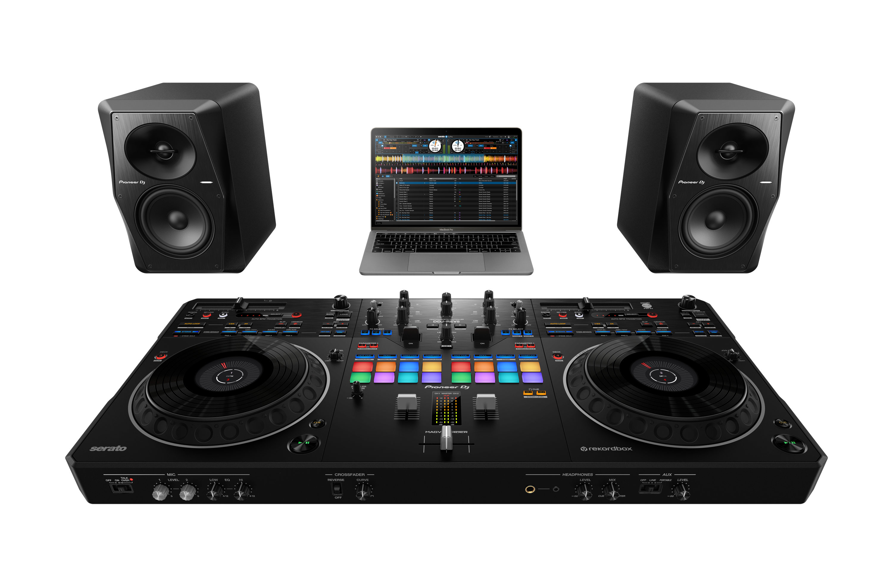 Pioneer DJ DDJ-REV5 - Scratch-style 2-Channel Performance DJ Controller - Open Box