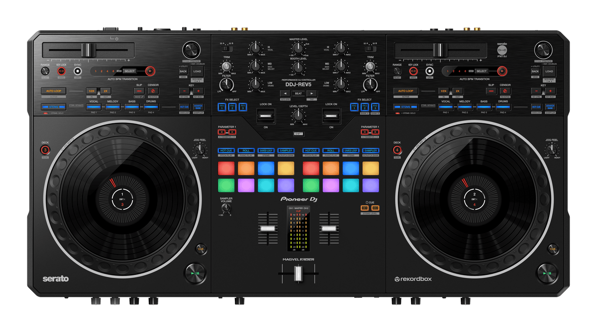Pioneer DJ DDJ-REV5 - Scratch-style 2-Channel Performance DJ Controller - Open Box.