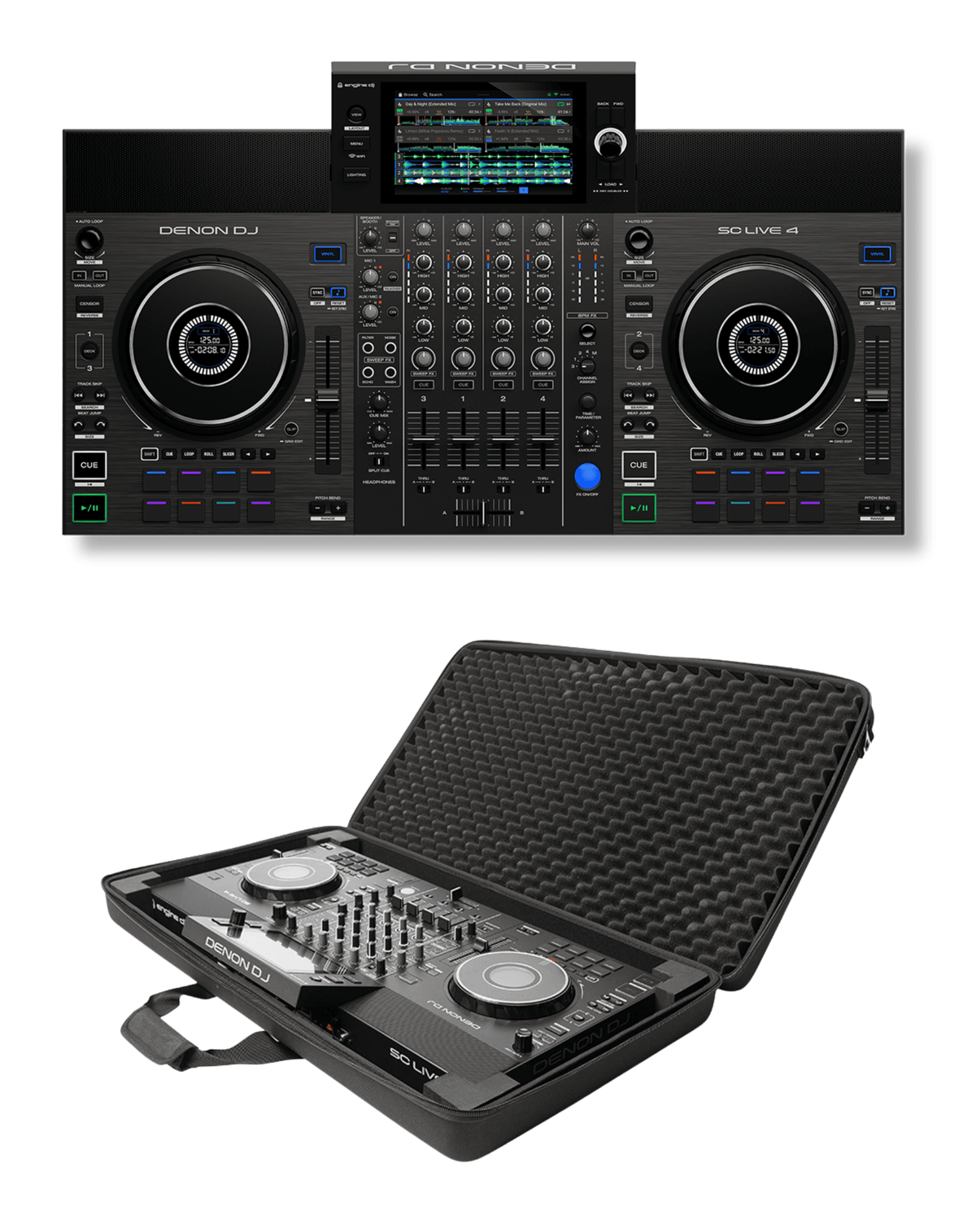 Denon DJ SC Live 4 + Magma MGA48060 Case Bundle.