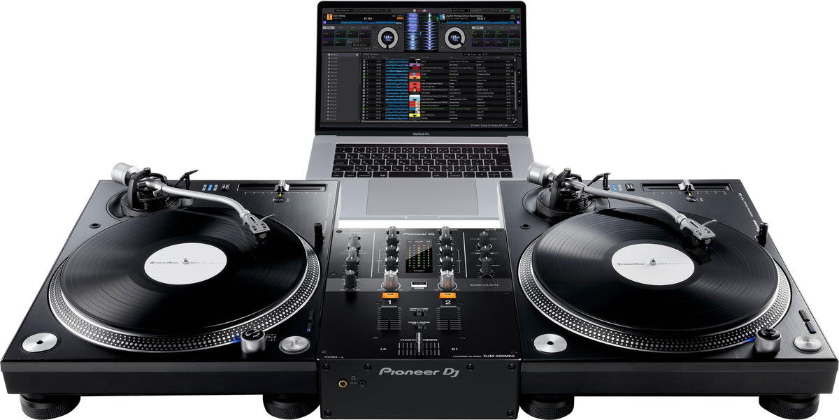 Pioneer DJ DJM-250MK2 - 2-Channel Scratch Mixer with rekordbox DJ and rekordbox DVS.