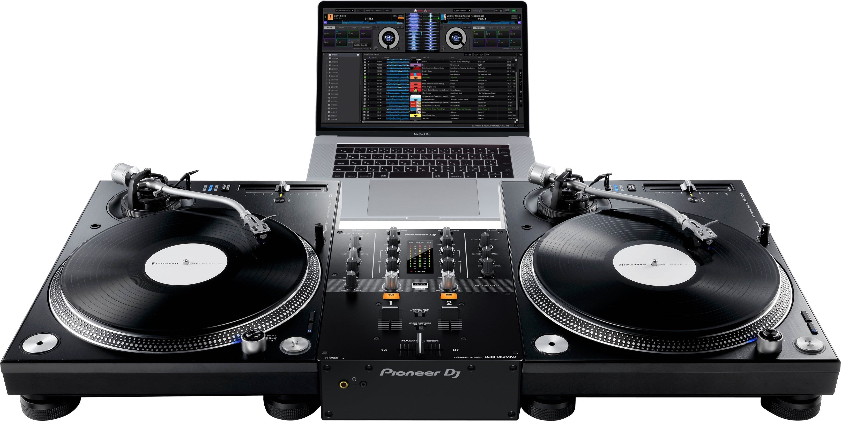 Pioneer DJ DJM-250MK2 - 2-Channel Scratch Mixer with rekordbox DJ and rekordbox DVS Open Box