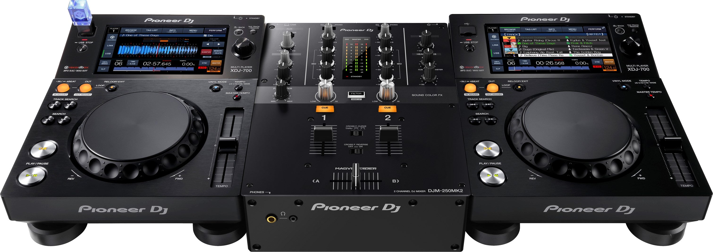 Pioneer DJ DJM-250MK2 - 2-Channel Scratch Mixer with rekordbox DJ and rekordbox DVS