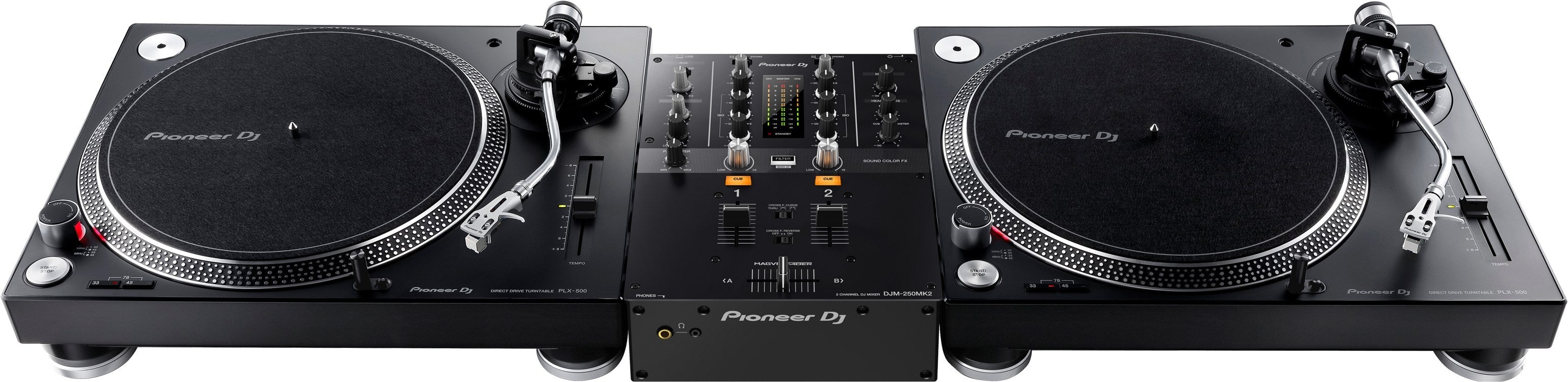 Pioneer DJ DJM-250MK2 - 2-Channel Scratch Mixer with rekordbox DJ and rekordbox DVS Open Box