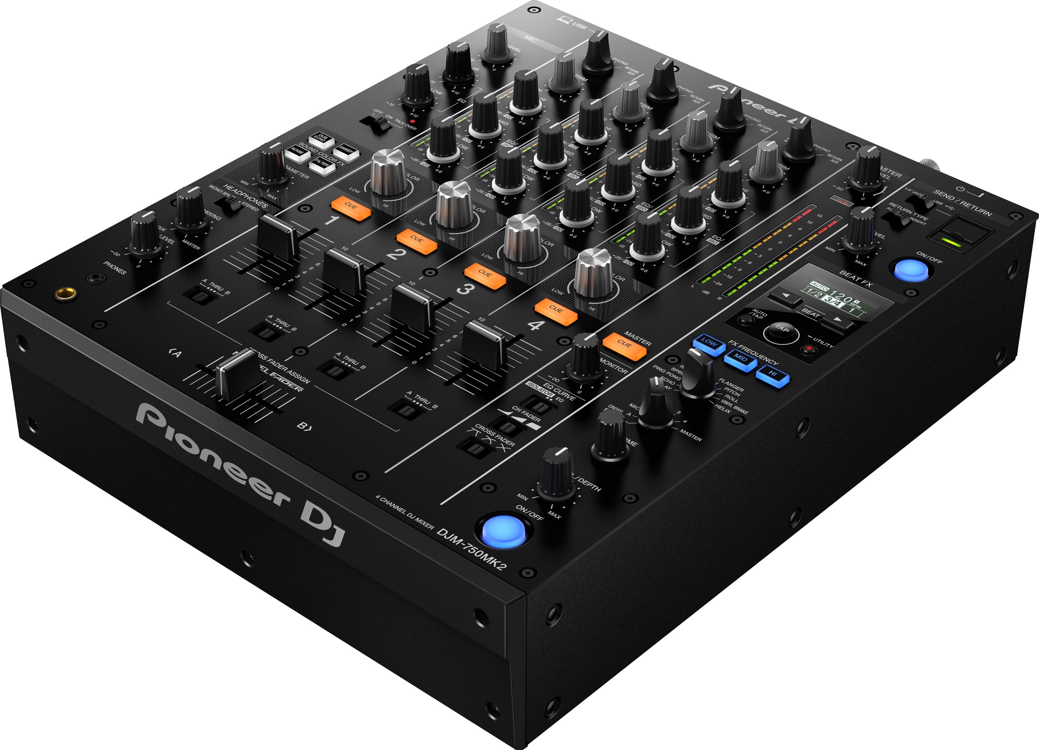 Pioneer DJ DJM-750MK2 - Professional 4-Channel Mixer - Open Box
