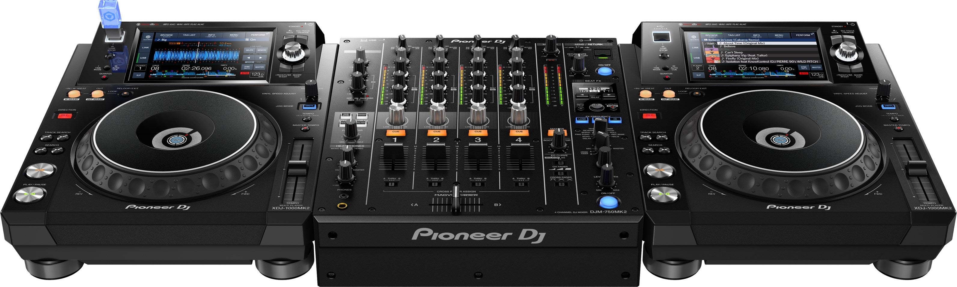 Pioneer DJ DJM-750MK2 - Professional 4-Channel Mixer - Open Box