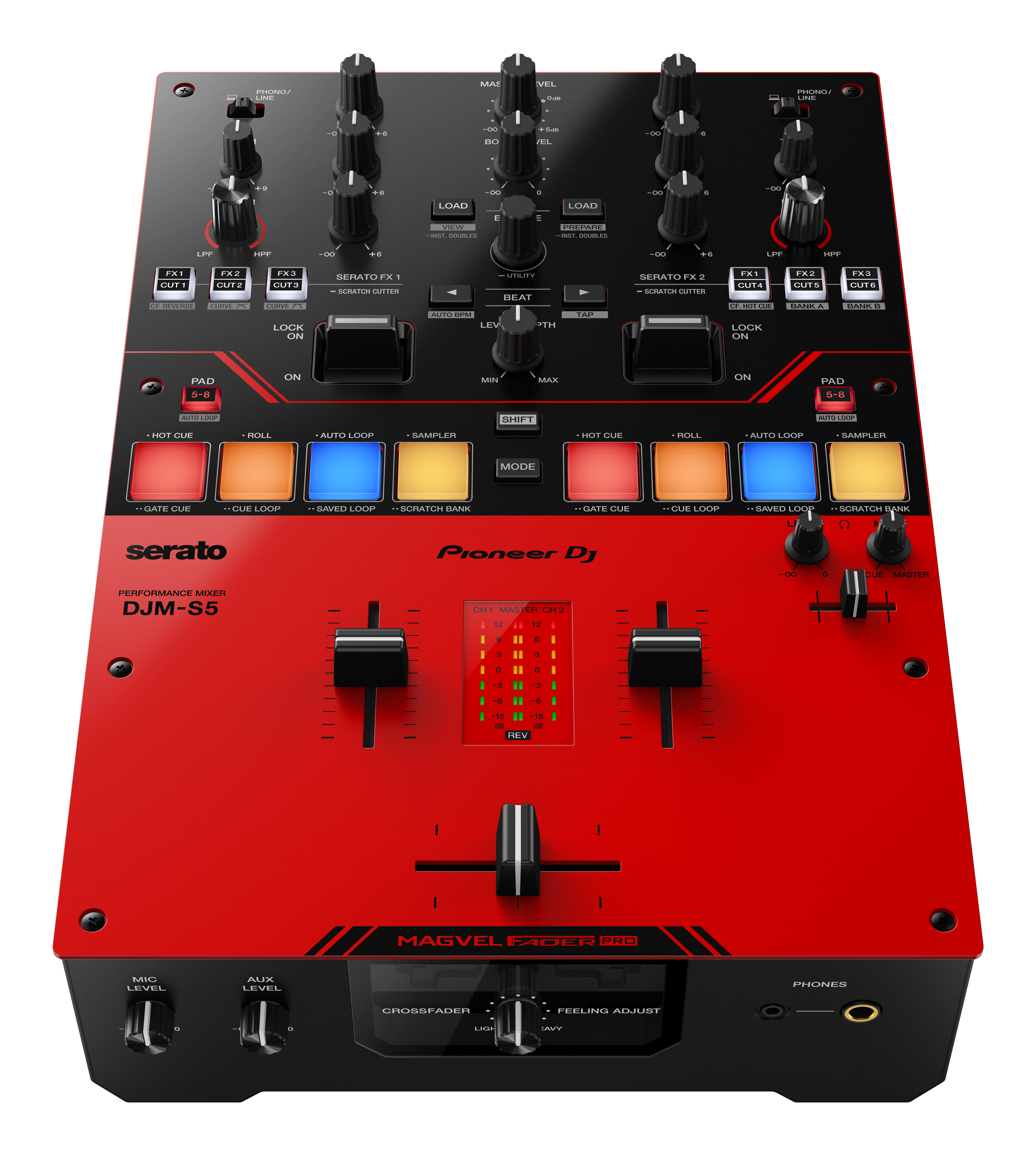 Pioneer DJ DJM-S5 - Scratch-Style 2-Channel DJ Mixer - Open Box