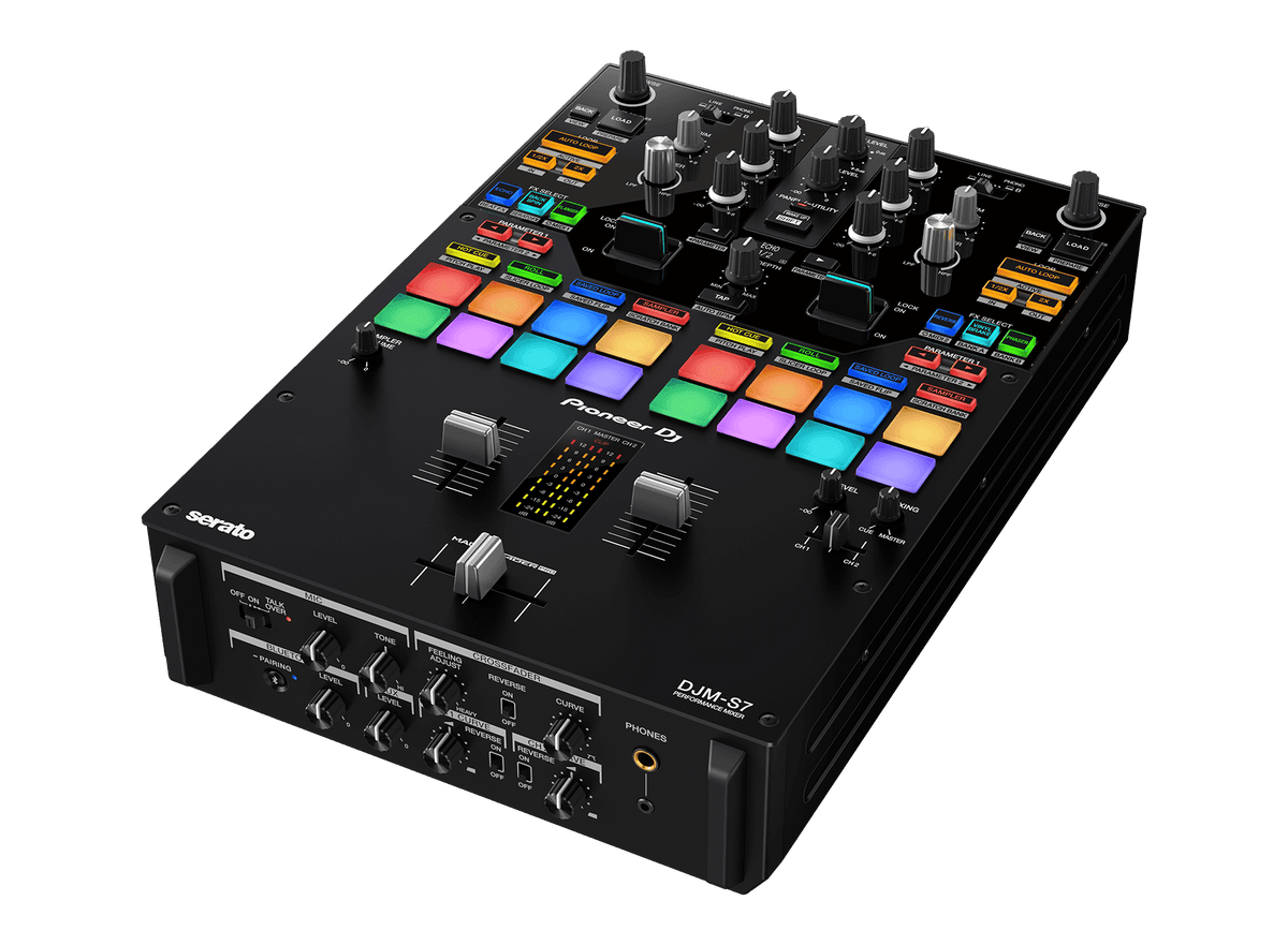Pioneer DJ DJM-S7 - Scratch-style 2-Channel Performance DJ Mixer.