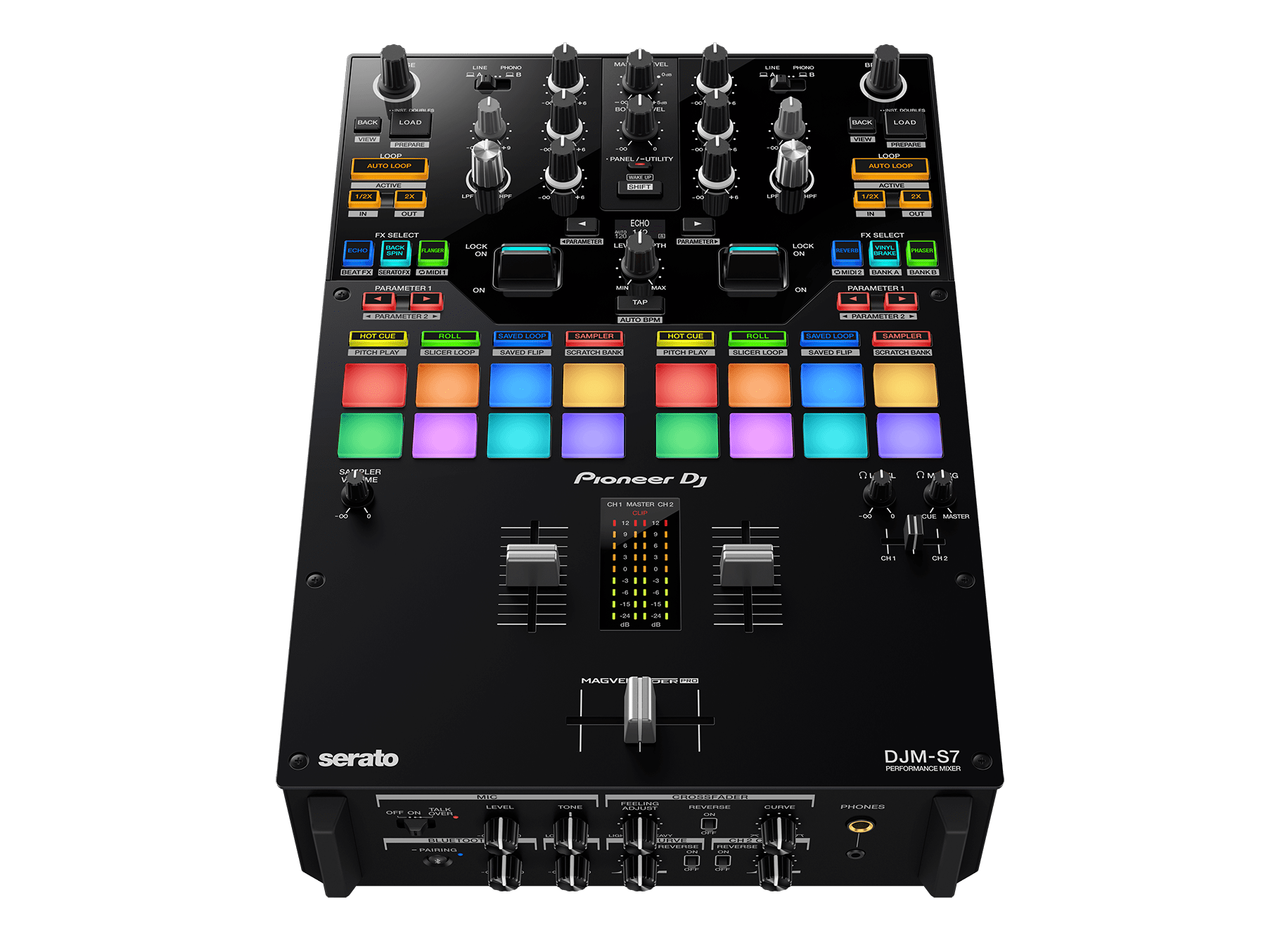 Pioneer DJ DJM-S7 - Scratch-style 2-Channel Performance DJ Mixer