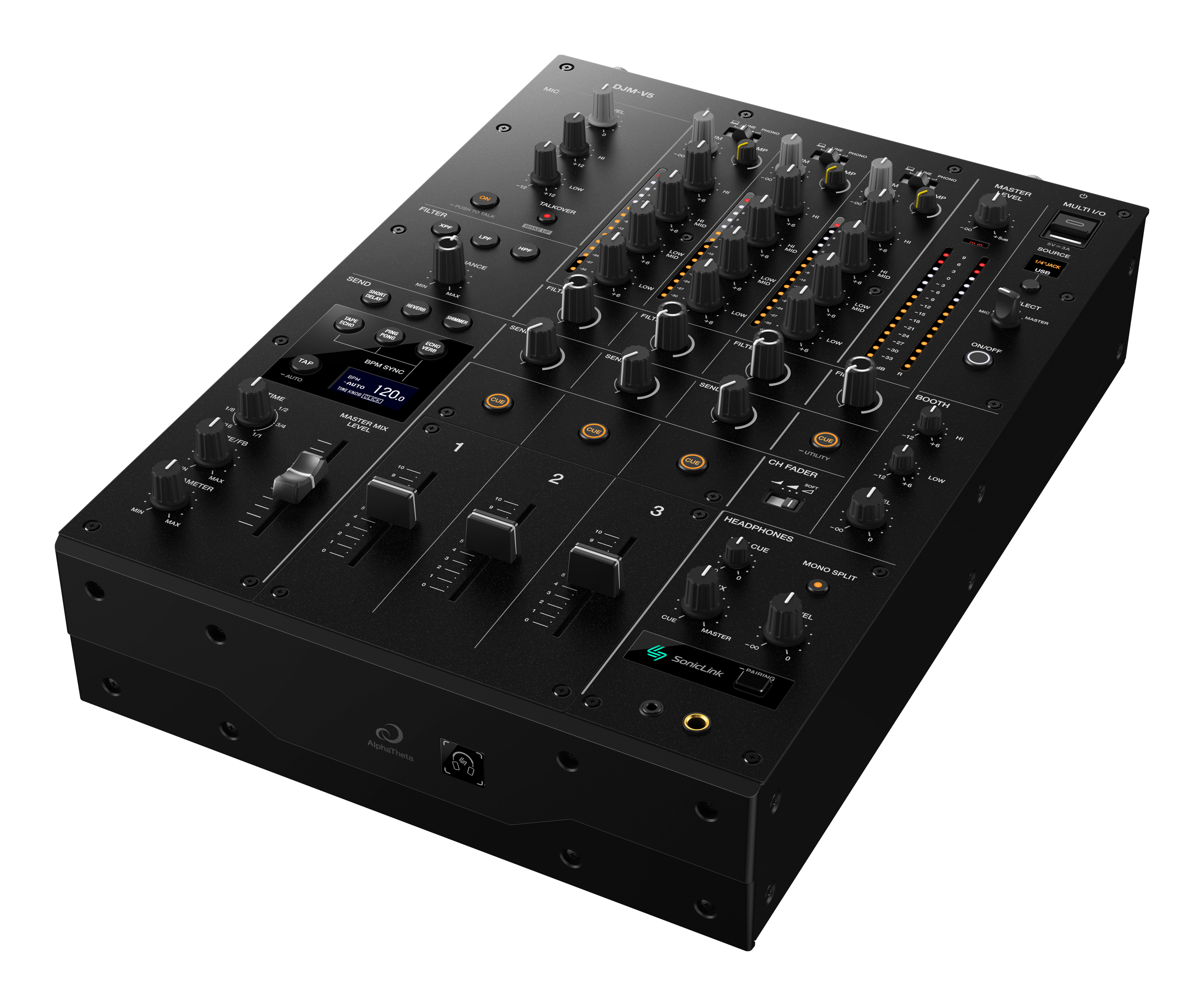 AlphaTheta DJM-V5 - 3-Channel DJ Mixer