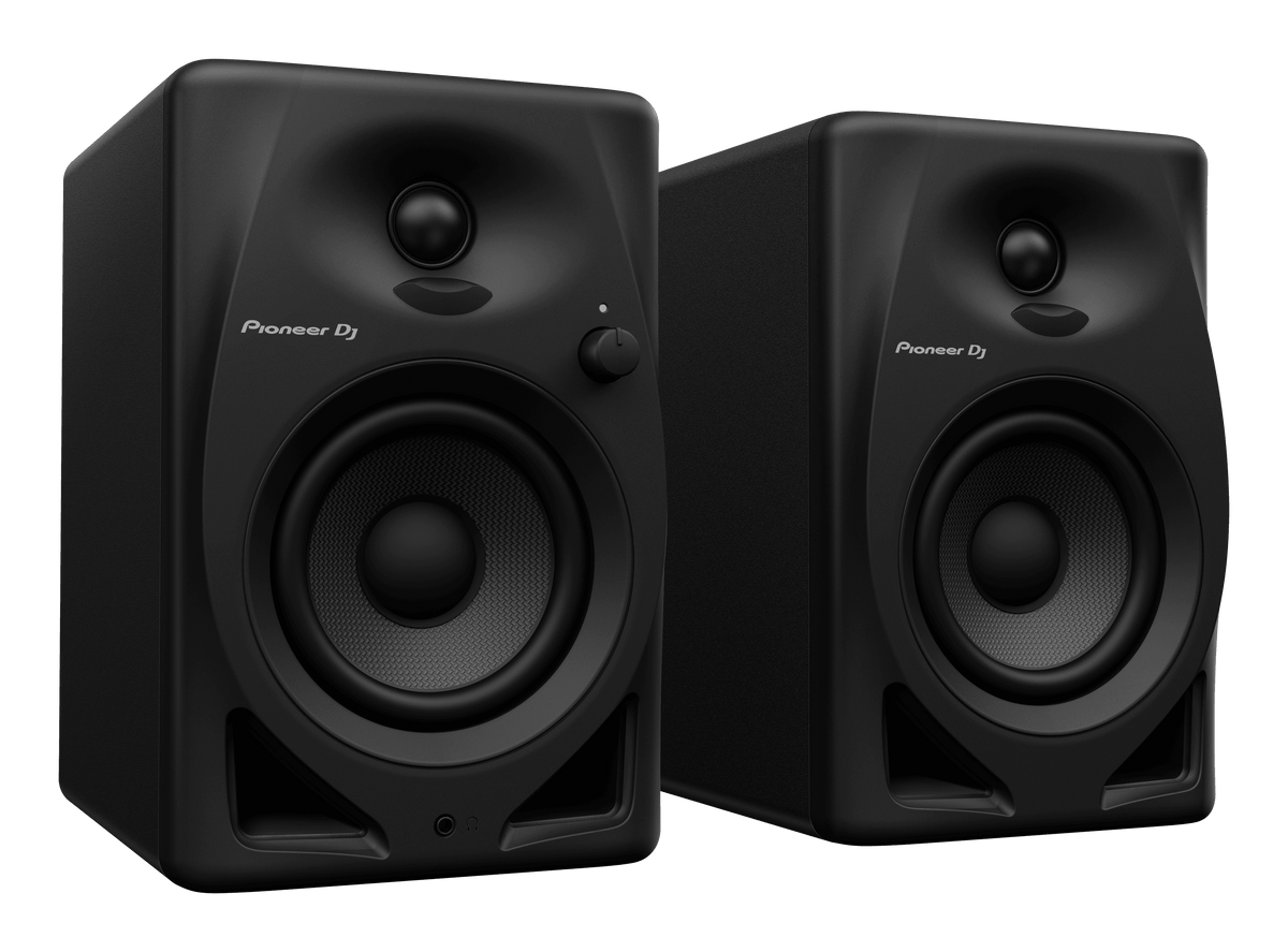 Pioneer DJ DM-40D - 4-Inch Desktop Monitor System (Pair, Black).