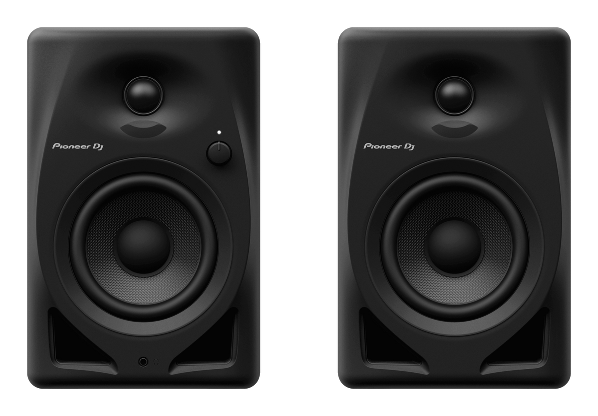 Pioneer DJ DM-40D - 4-Inch Desktop Monitor System (Pair, Black).