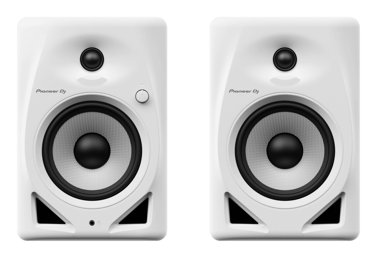 Pioneer DJ DM-50D-W - 5” Desktop Monitor System (Pair, White).