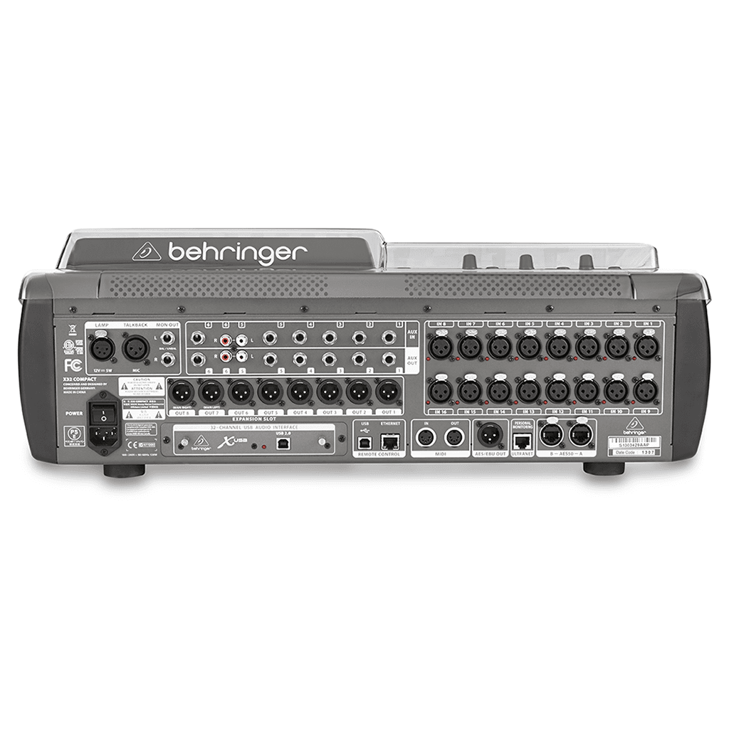 Decksaver Pro DSP-PC-X32COMPACT - Behringer Pro X32 COMPACT Cover.