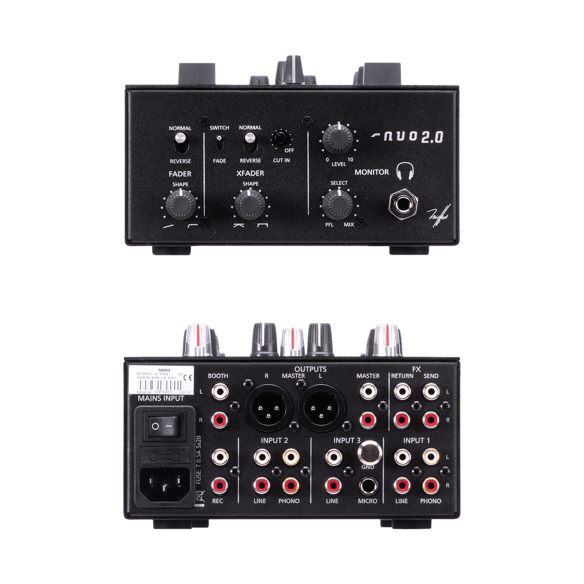 ECLER NUO2.0 - 2-Channel DJ Mixer.