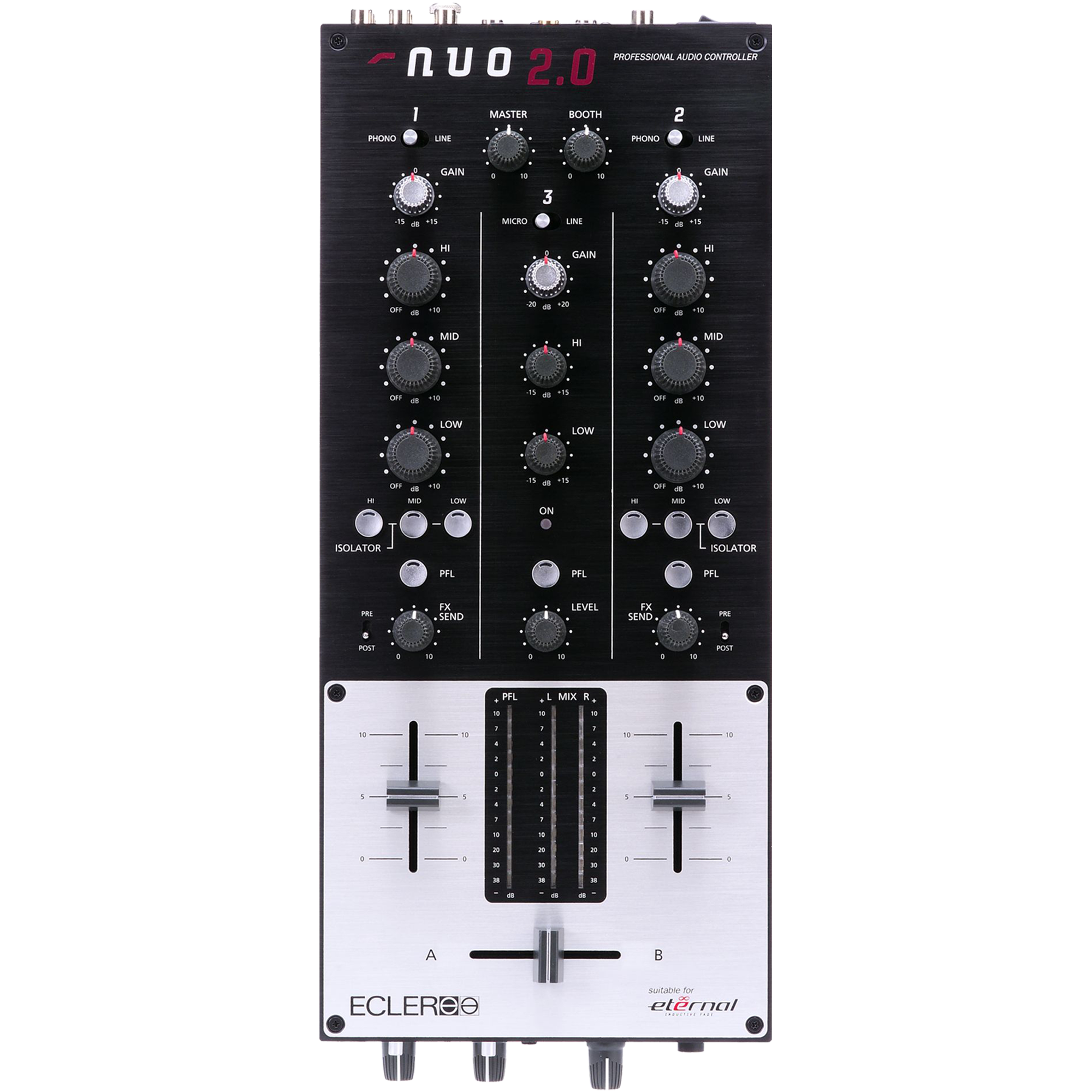 ECLER NUO2.0 - 2-Channel DJ Mixer