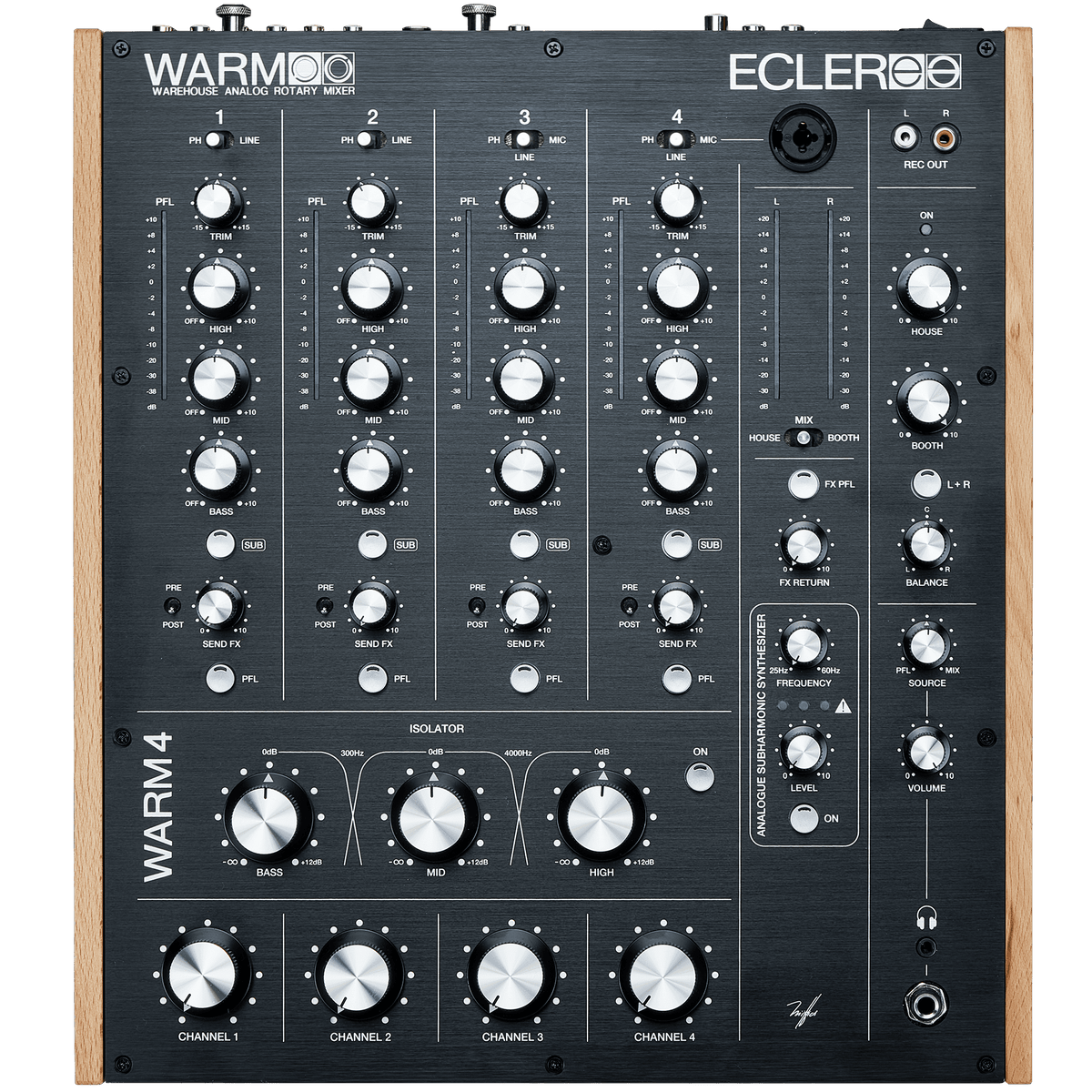 ECLER WARM4 - Analogue Rotary Mixer Unit.
