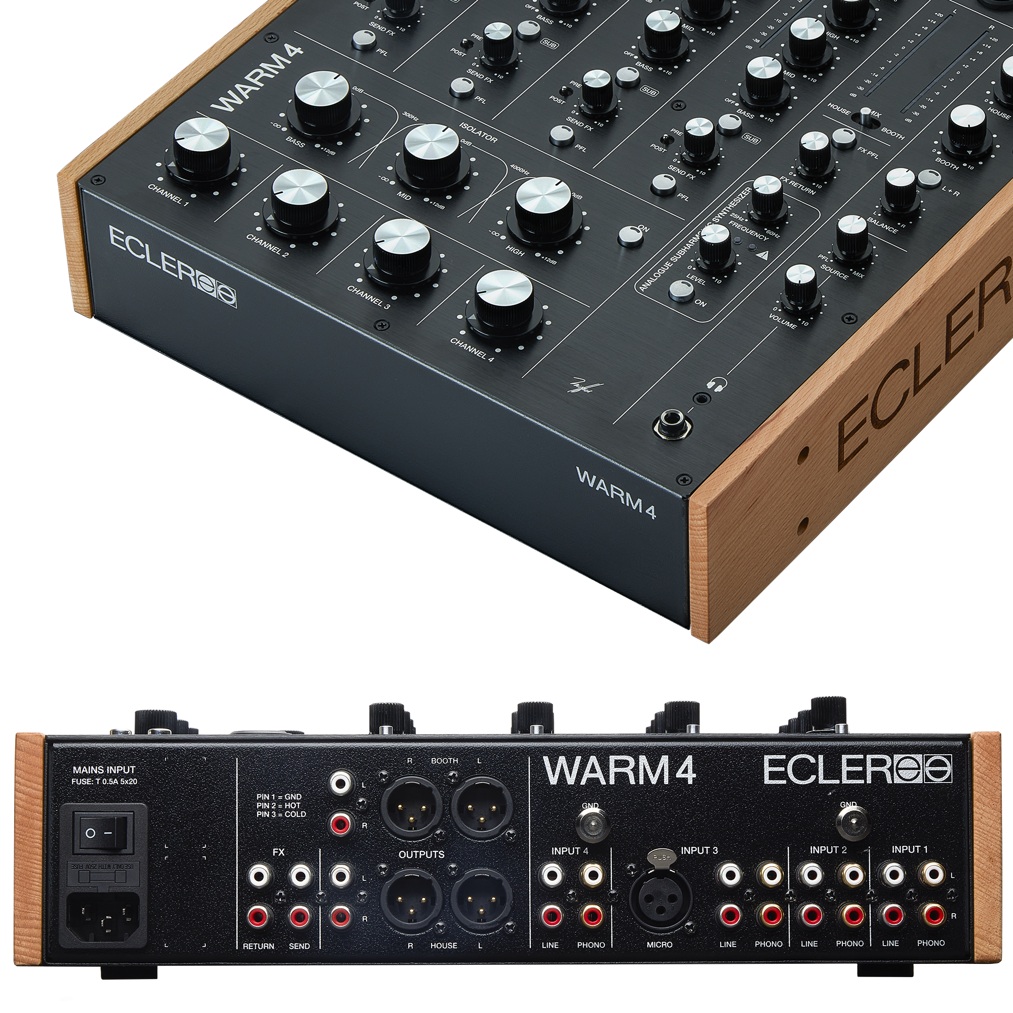 ECLER WARM4 - Analogue Rotary Mixer Unit