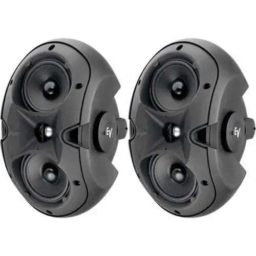 Electro-Voice EVID 4.2T - Pair of 2-Way Twin 4" Woofer and 1" Tweeter, Black
