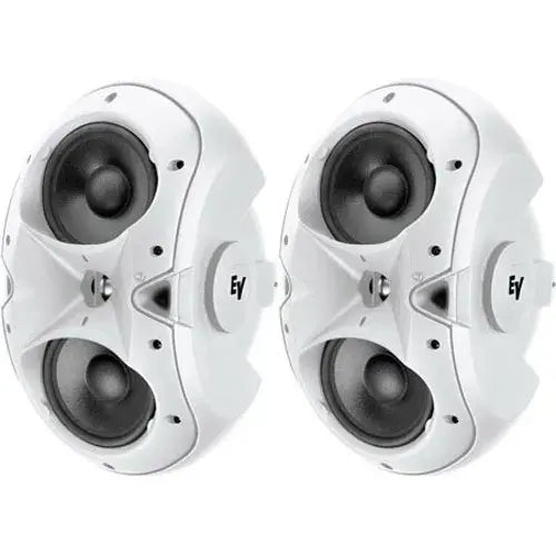 Electro-Voice EVID 4.2W - 2-Way Twin 4" Woofer and 1" Ti Tweeter, Pair, White