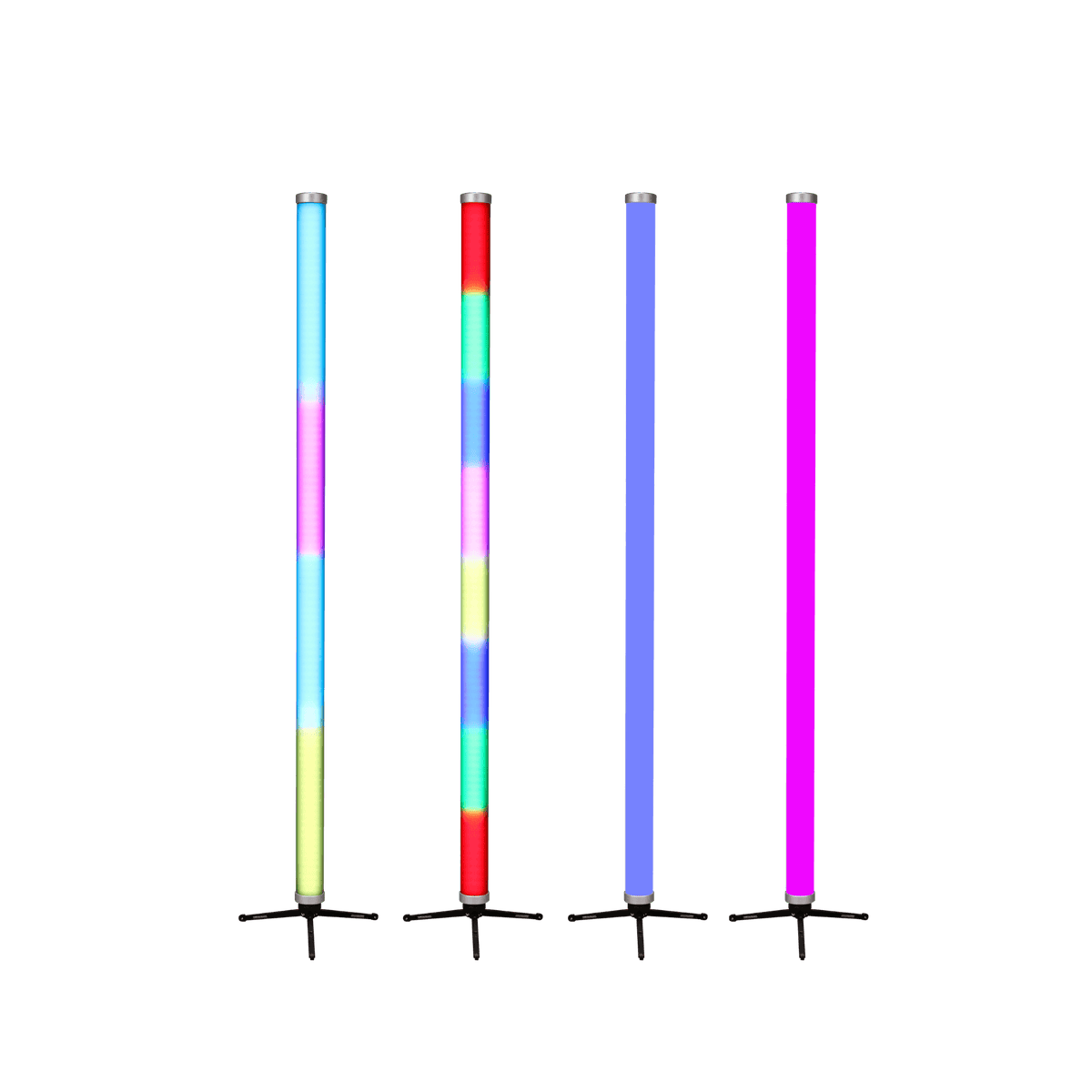 JMAZ PROFESSIONAL ELECTRO T4 4PK - 90W RGBW LED Battery Powered Outdoor Tube Kit.