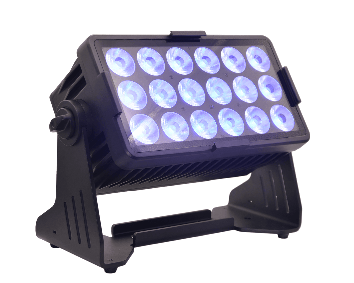 JMAZ PROFESSIONAL ELECTRO W18 PANEL - Electro W18 RGB+LIME LED Battery Powered Outdoor Panel.