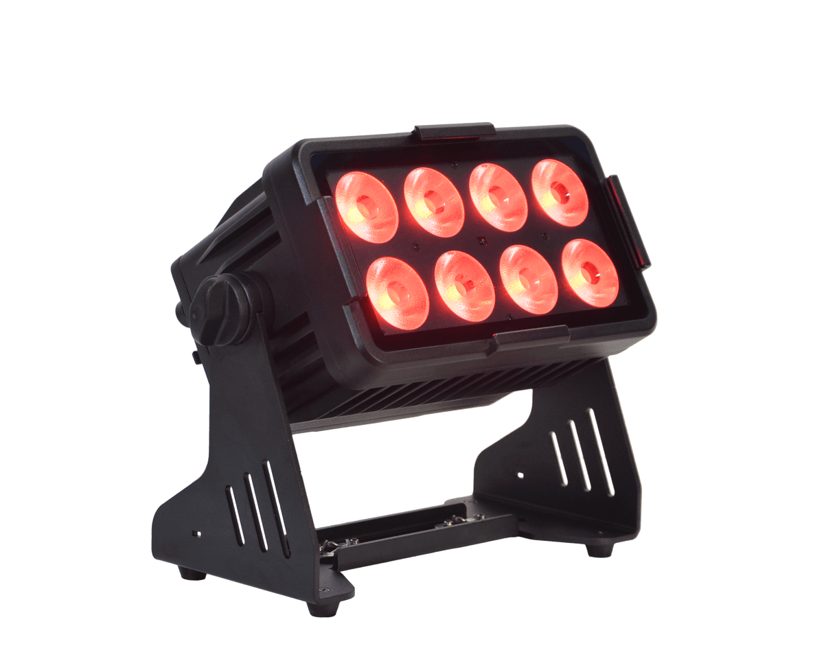 JMAZ PROFESSIONAL ELECTRO W8 PANEL - Electro W8 RGB+LIME LED Battery Outdoor Powered Panel.