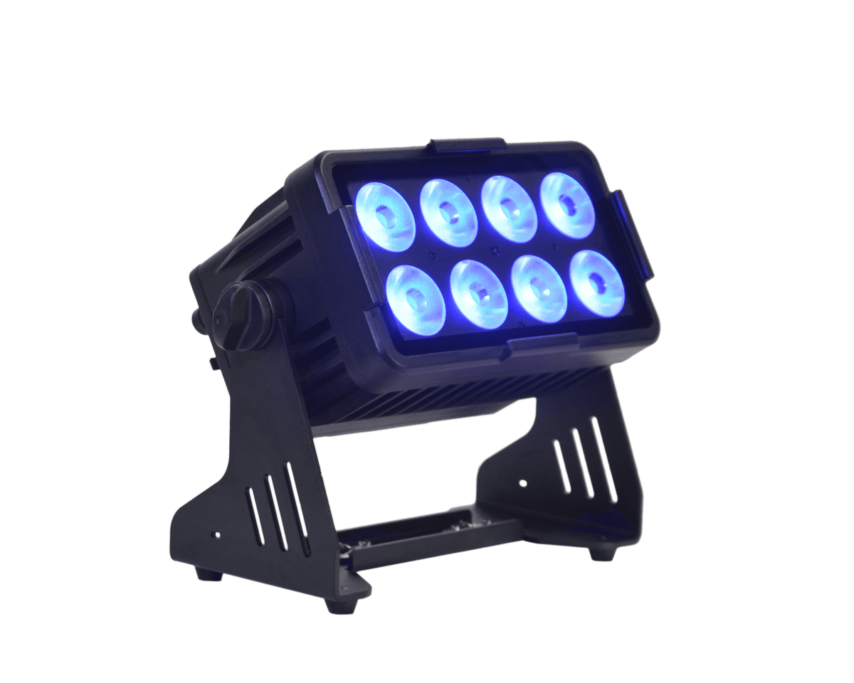 JMAZ PROFESSIONAL ELECTRO W8 PANEL - Electro W8 RGB+LIME LED Battery Outdoor Powered Panel.