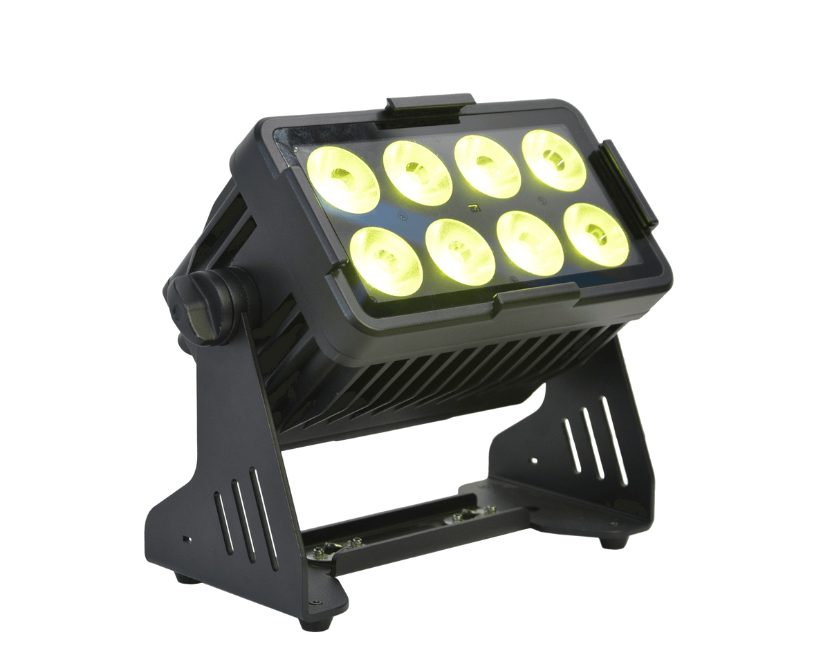 JMAZ PROFESSIONAL ELECTRO W8 PANEL - Electro W8 RGB+LIME LED Battery Outdoor Powered Panel.