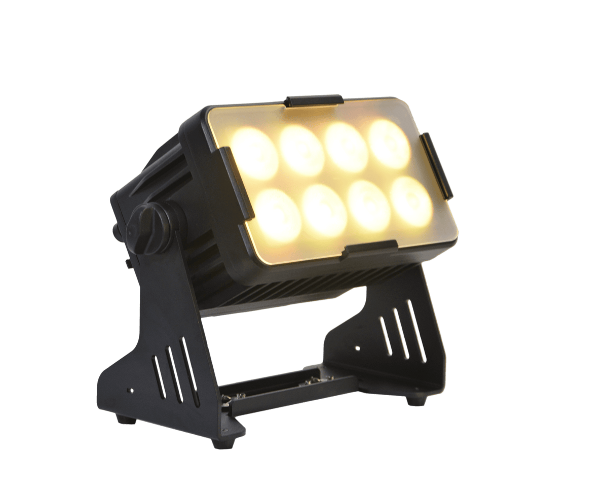 JMAZ PROFESSIONAL ELECTRO W8 PANEL - Electro W8 RGB+LIME LED Battery Outdoor Powered Panel.