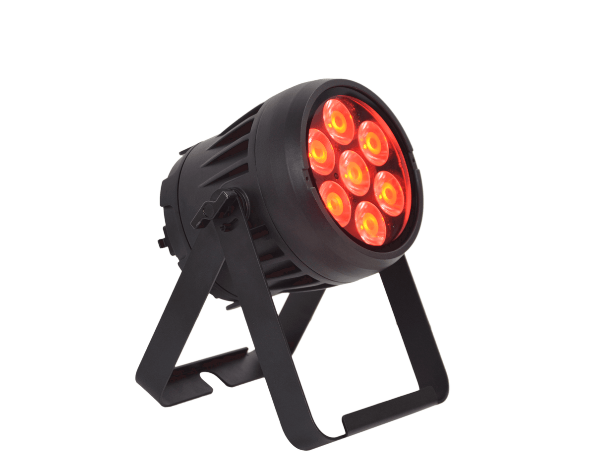 JMAZ PROFESSIONAL ELECTRO PAR W7 - Electro W7 RGB+L IME LED Battery Powered Outdoor Par.