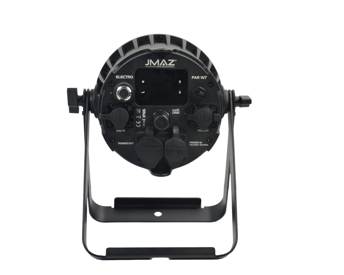 JMAZ PROFESSIONAL ELECTRO PAR W7 - Electro W7 RGB+L IME LED Battery Powered Outdoor Par.
