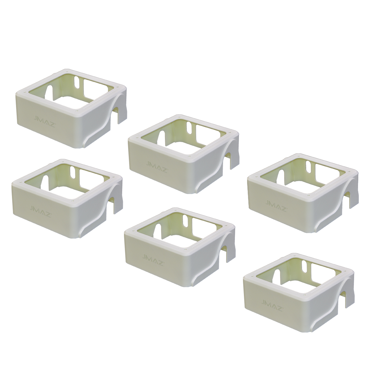 JMAZ MAD PAR 6-Pack White Fixture Covers for MAD PAR Series LED Wash Light