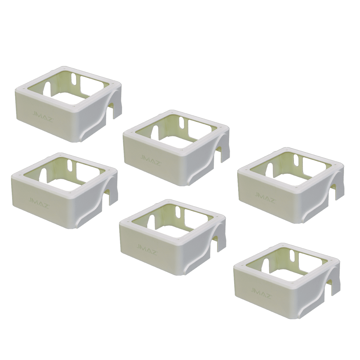 JMAZ MAD PAR 6-Pack White Fixture Covers for MAD PAR Series LED Wash Light