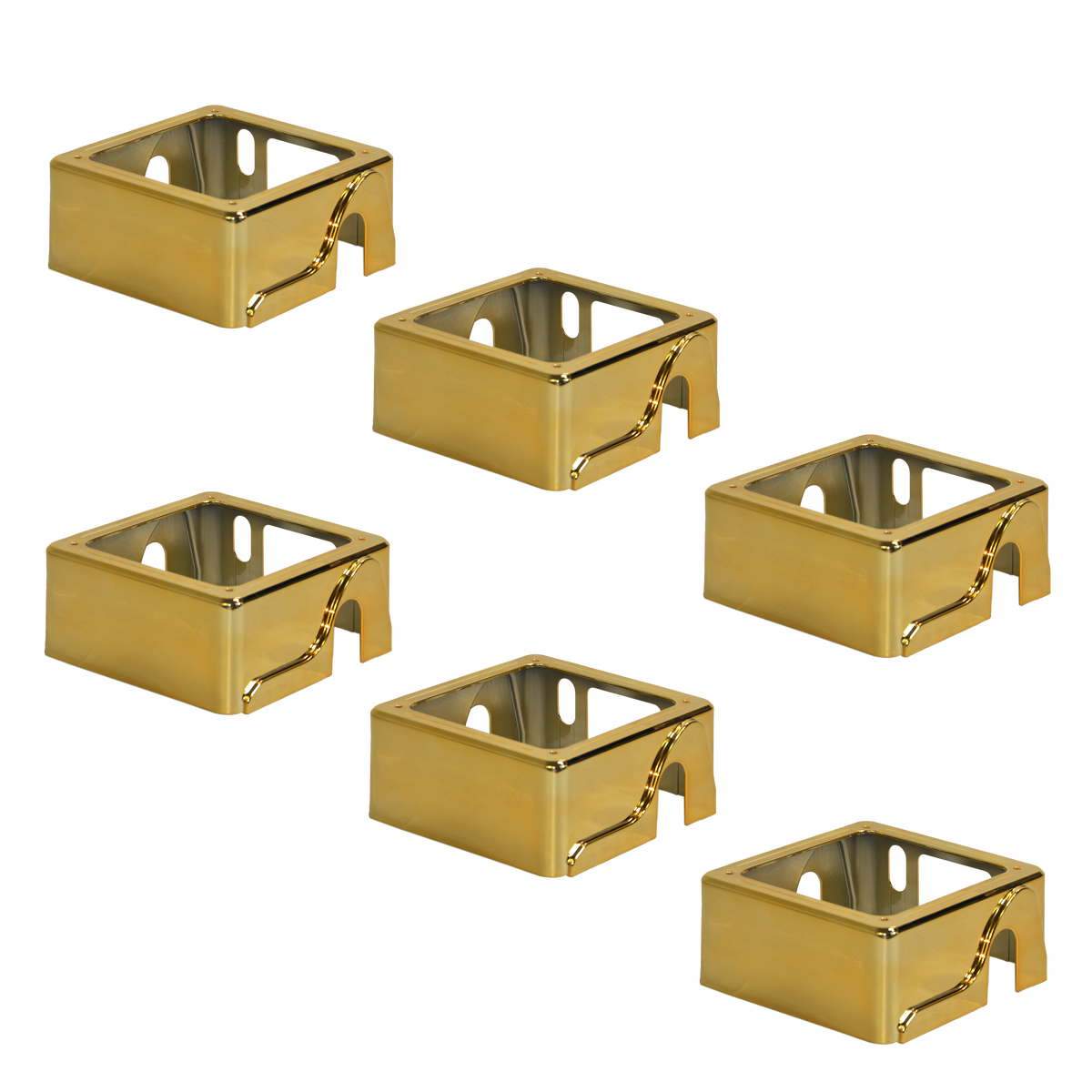 JMAZ MAD PAR 6-Pack Gold Fixture Covers for MAD PAR Series LED Wash Light