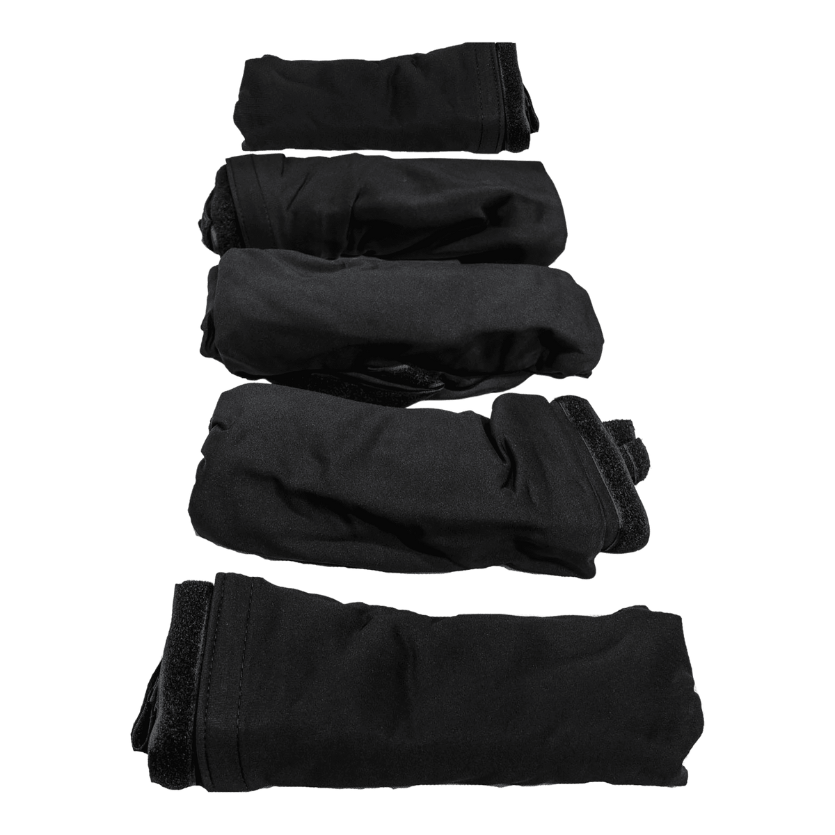 JMAZ Event Booth Facade Replacement Scrims, Black — 5-Pack