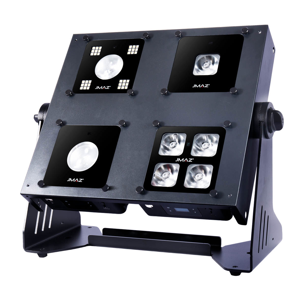 JMAZ MAD PAR 4SQUARE - Steel Frame for 4 MAD PAR LED Wash Light with Speaker-Stand Mount (Lights Sold Separately)