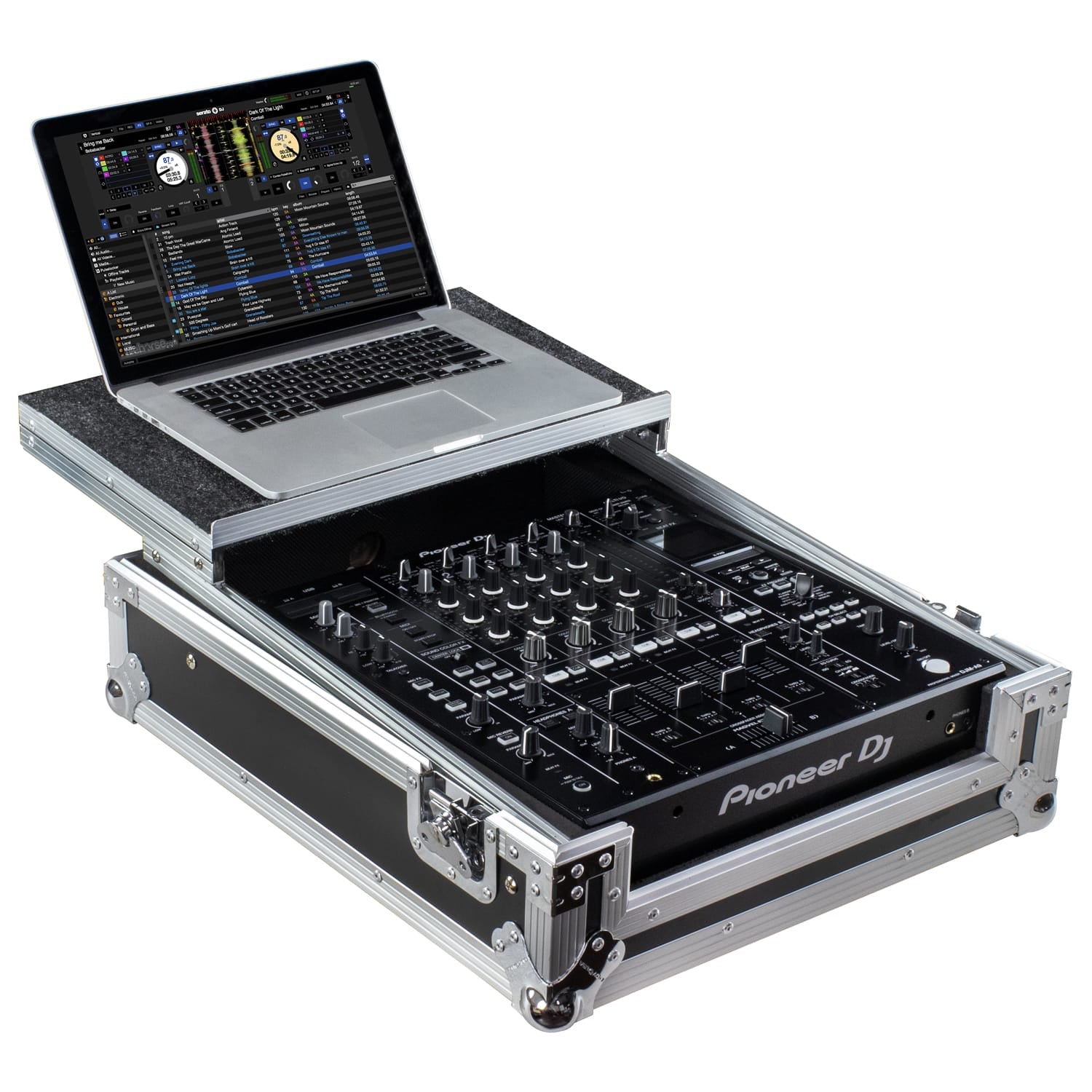 Odyssey FRDJMA9GP - Flight Case made for the Pioneer DJ DJM-A9 Case with Glide Style Laptop Platform