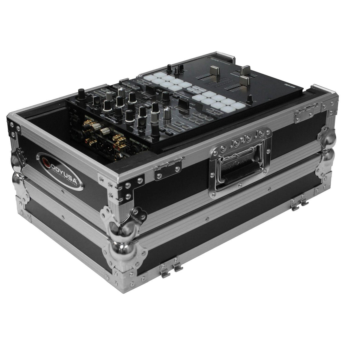 Odyssey FZ10MIXXD - Odyssey Universal 10″ Format DJ Mixer Flight Case with Extra Deep Rear Compartment.