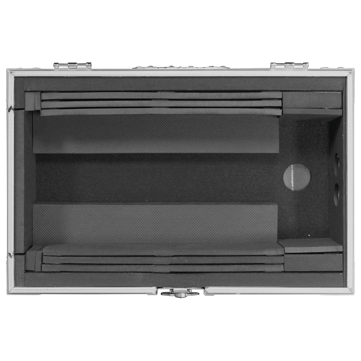 Odyssey FZ10MIXXD - Odyssey Universal 10″ Format DJ Mixer Flight Case with Extra Deep Rear Compartment.